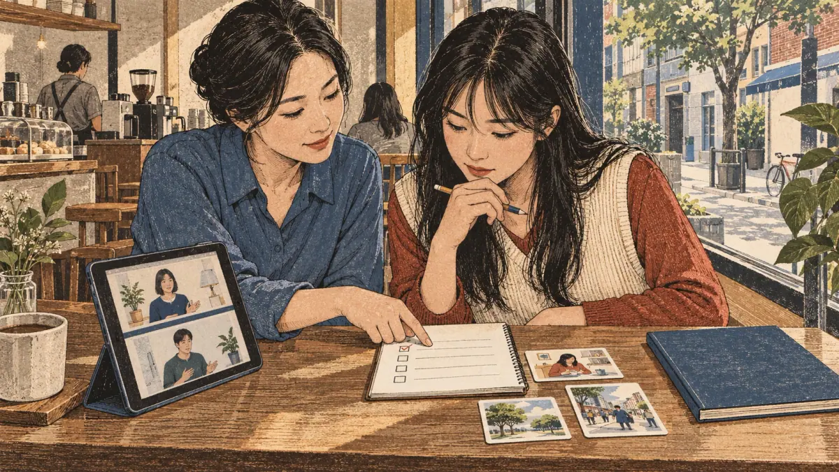 Learner practises which korean youtube channels should you watch.