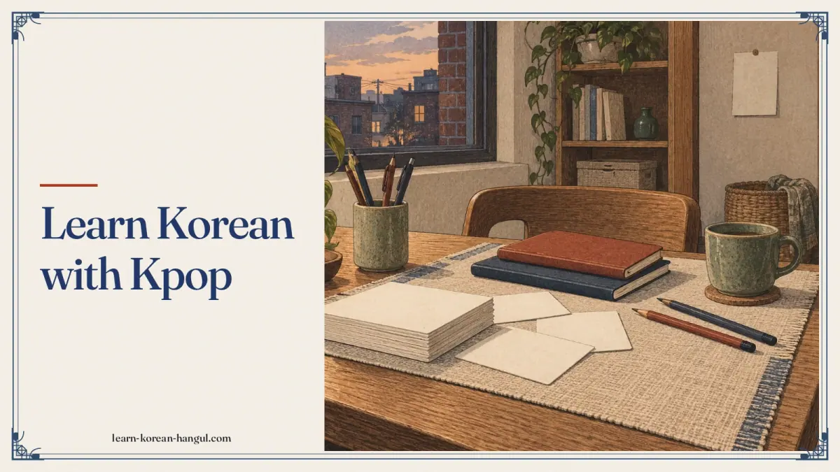 Learn Korean with Kpop