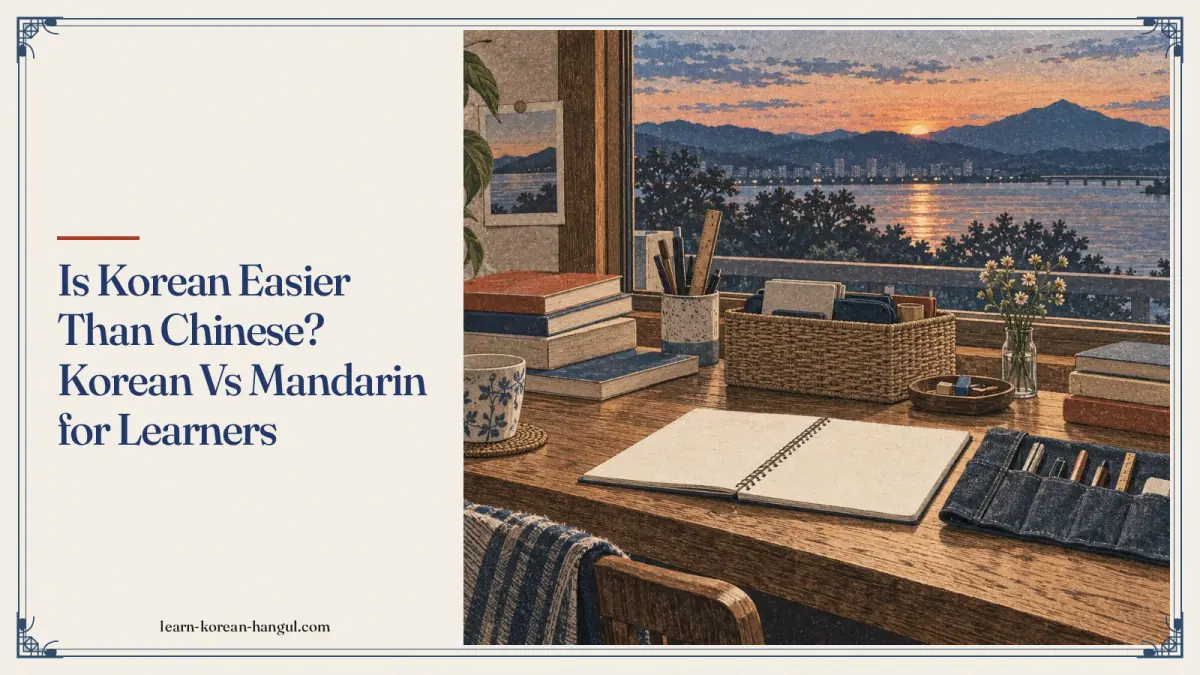 Is Korean Easier Than Chinese? Korean vs Mandarin for Learners