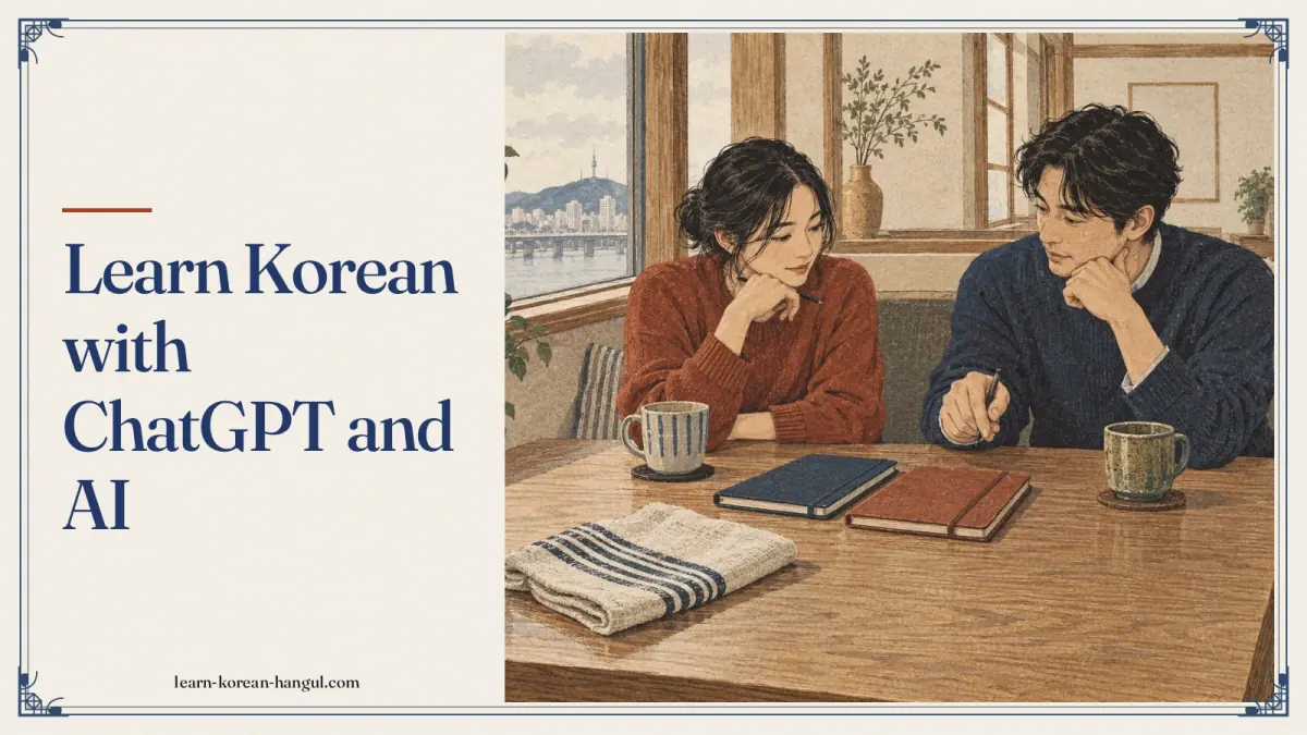 Learn Korean with ChatGPT and AI