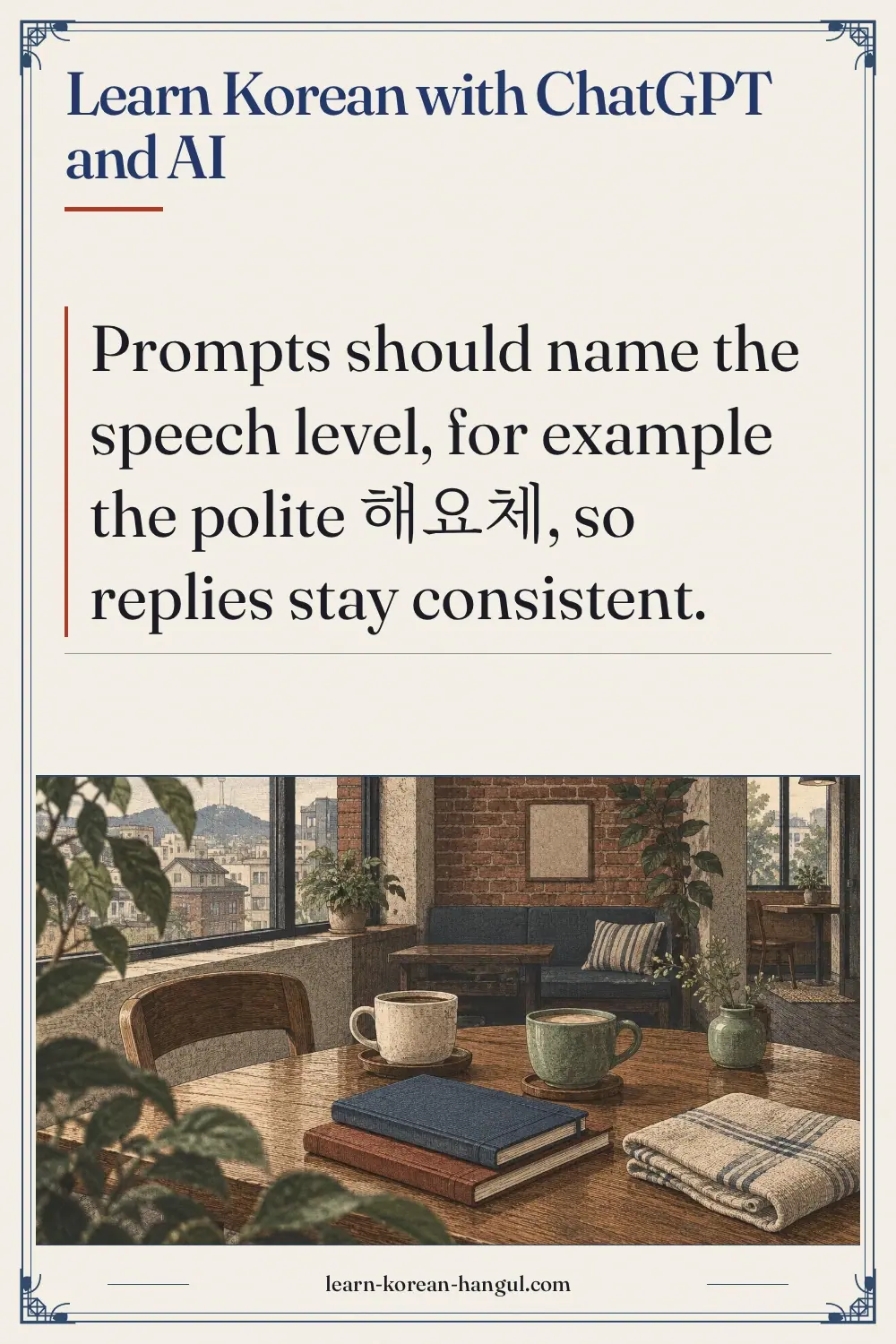 Learn Korean with ChatGPT and AI