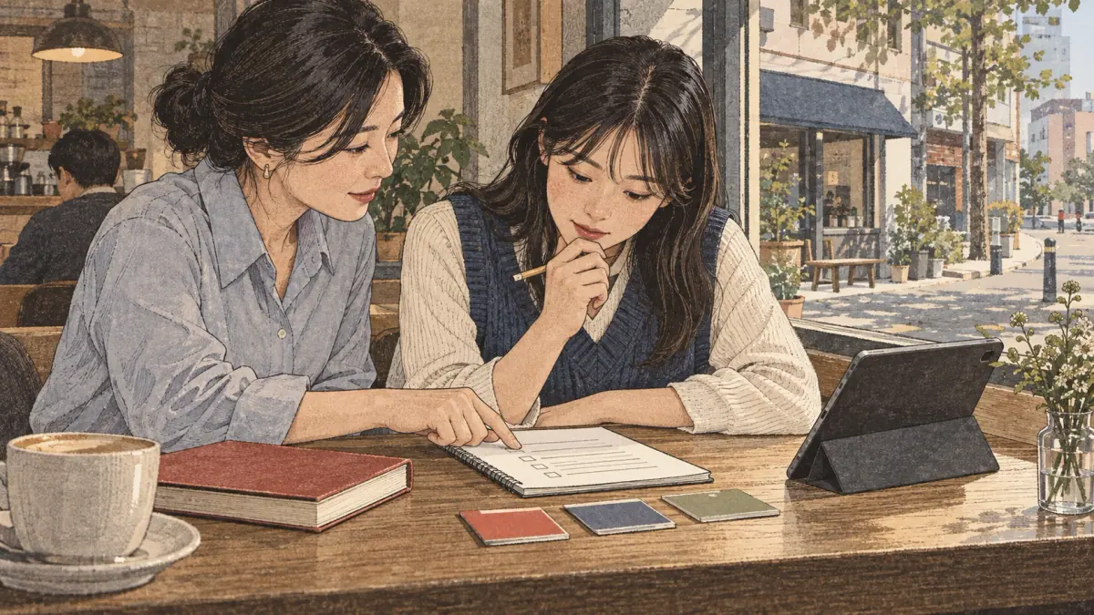 Learner practises before you start the korean beginner study plan.