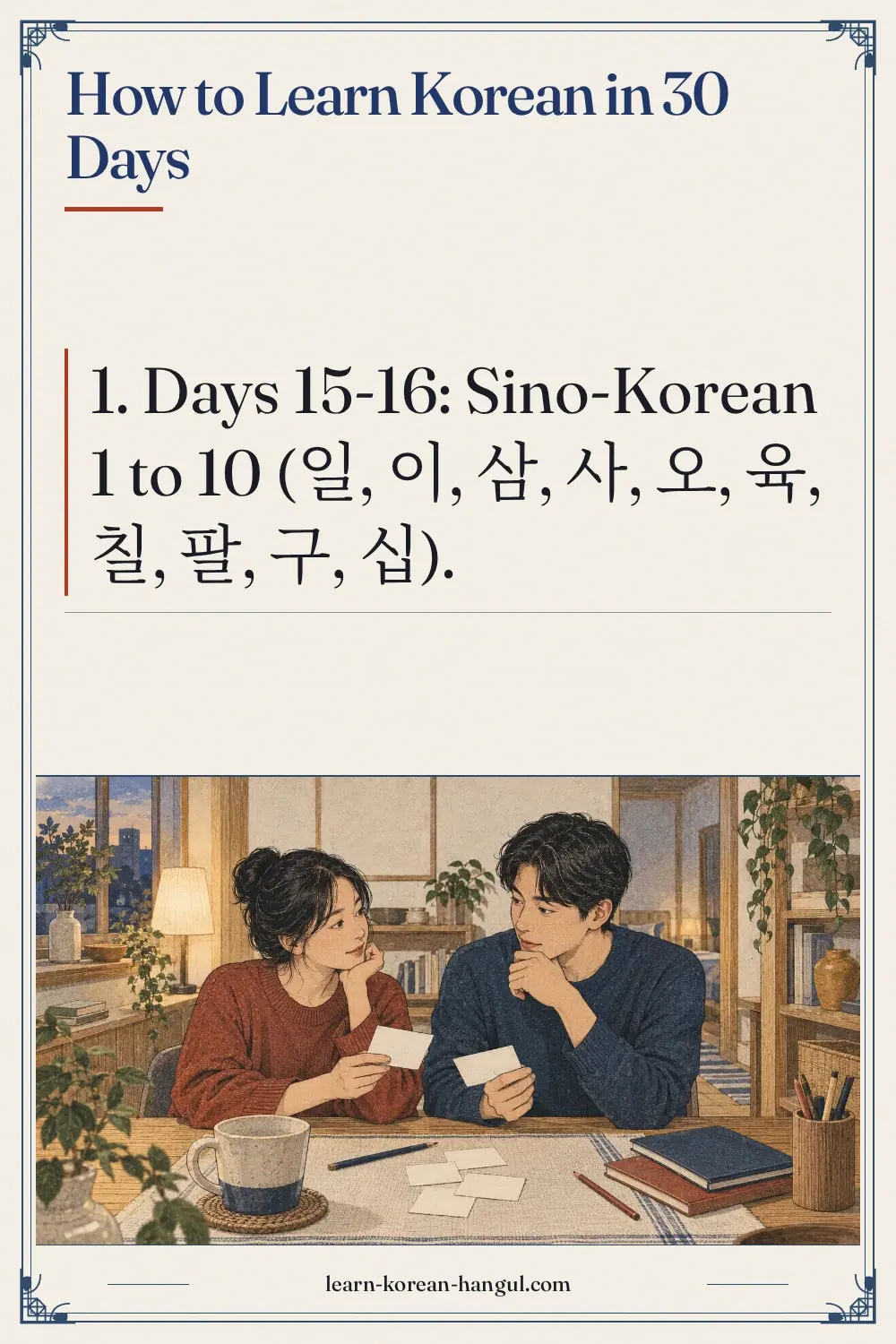 How to Learn Korean in 30 Days