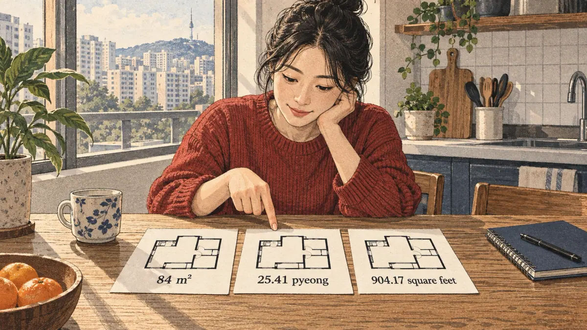 Teaching scene showing worked 84 in a Seoul study setting.