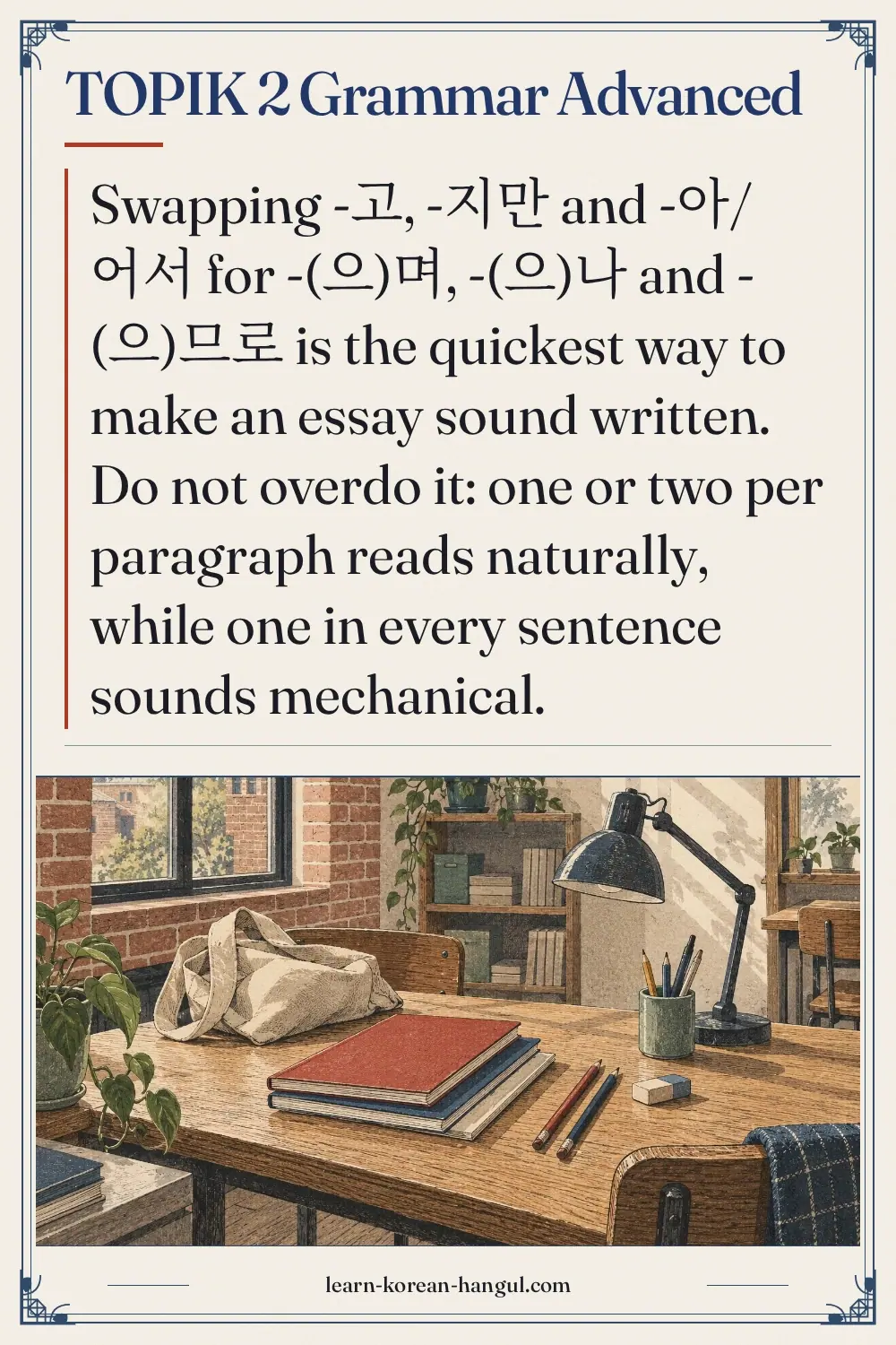 TOPIK 2 Grammar Advanced