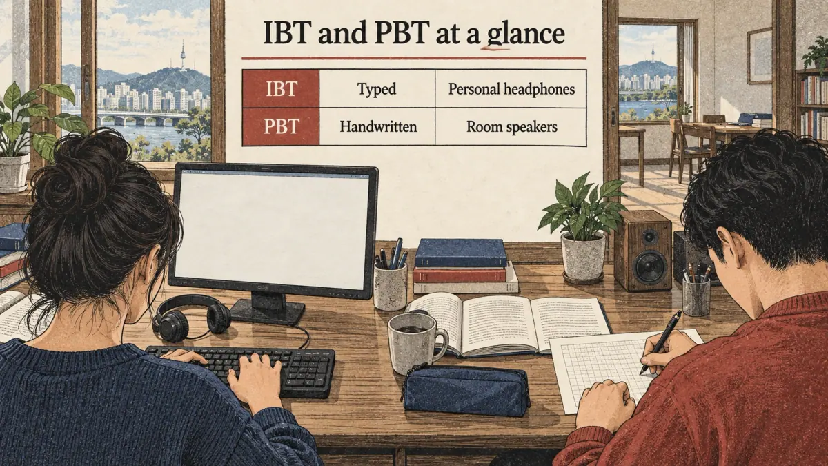Illustrated lesson about IBT and PBT at a glance.