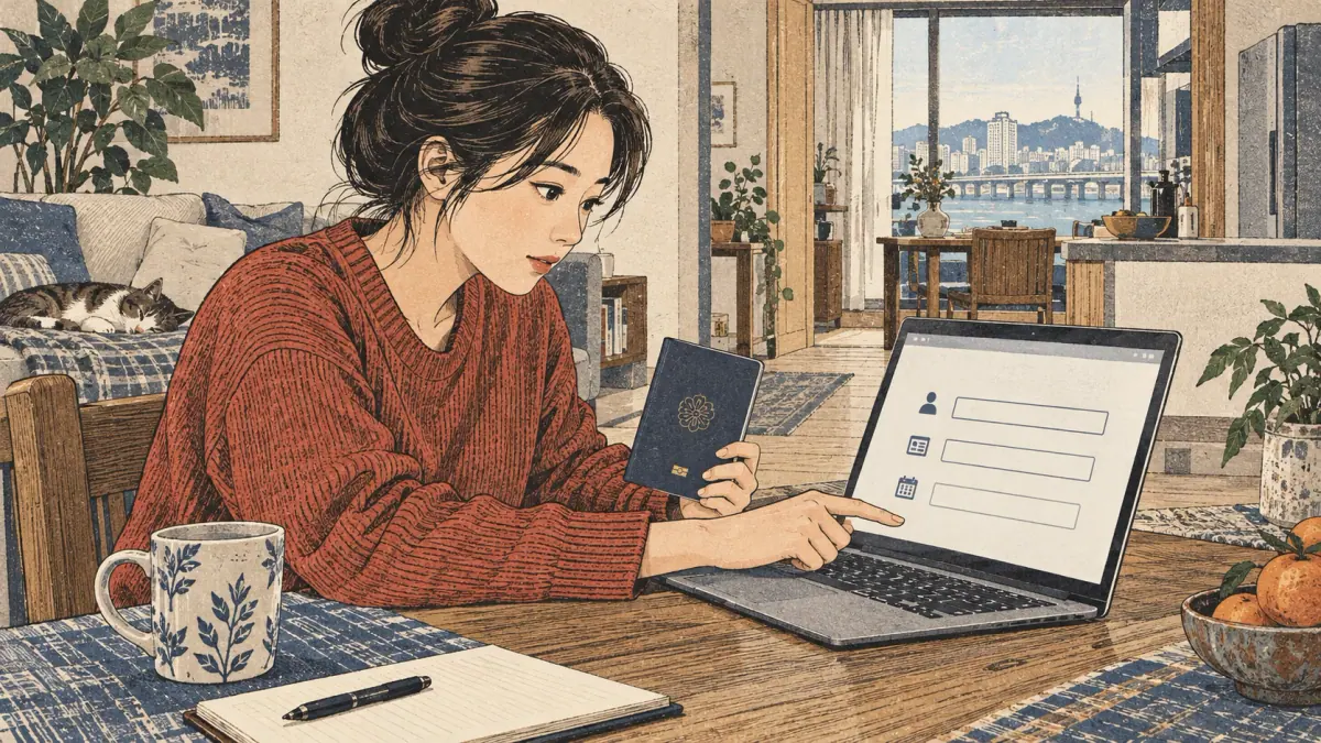 Illustrated lesson about Step 2: Log in or create an account.