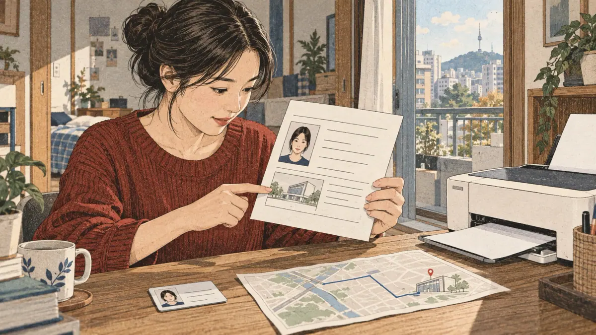 Illustrated lesson about Step 5: Print the admit card.