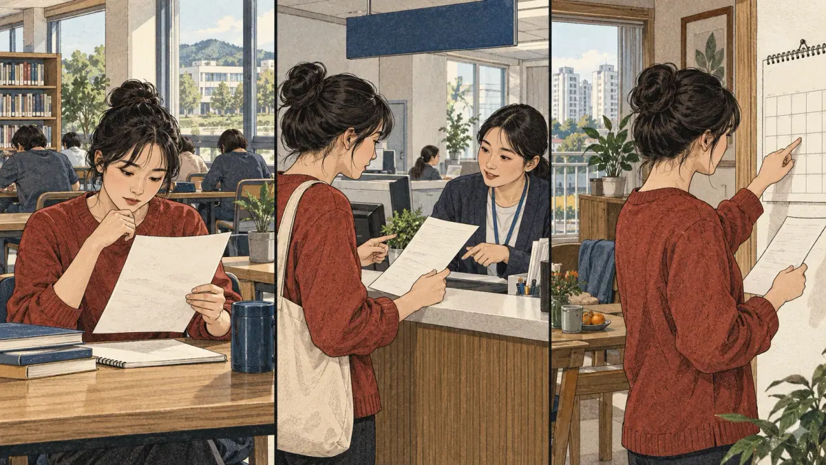 Illustrated lesson about How to verify a TOPIK requirement.
