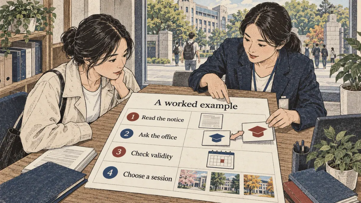 Illustrated lesson about A worked example.