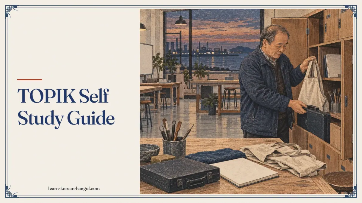 TOPIK Self Study Guide