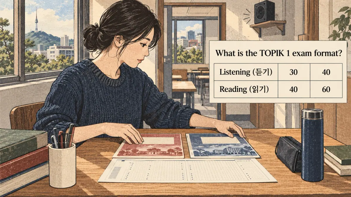 Listening (듣기); Reading (읽기) (deutgi, ilgi)