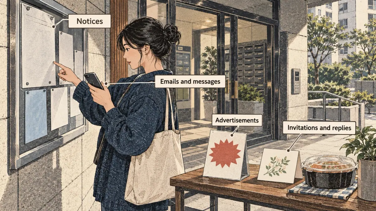 Adults practise Korean with concrete study materials in Seoul.