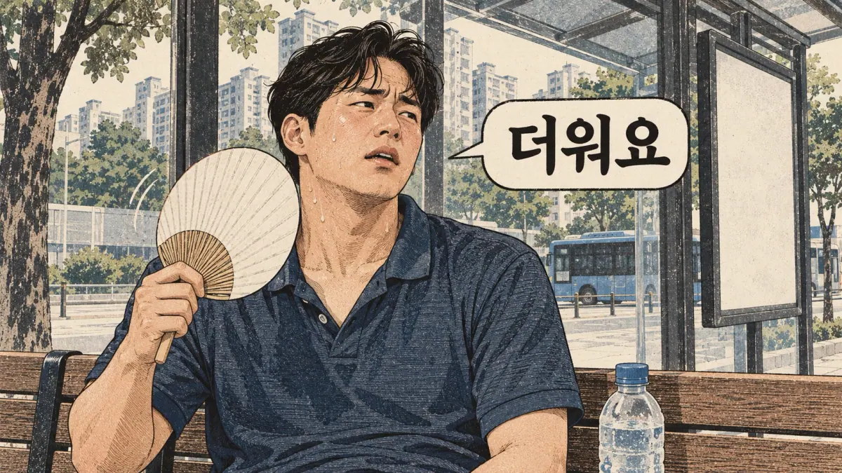 더워요