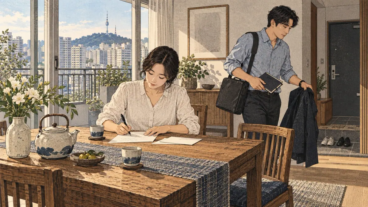 Everyday Korean writing, feelings and busy moments