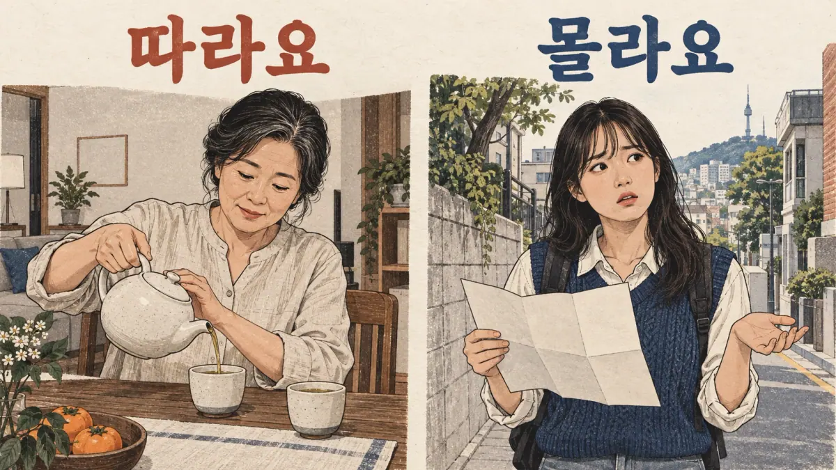 따라요