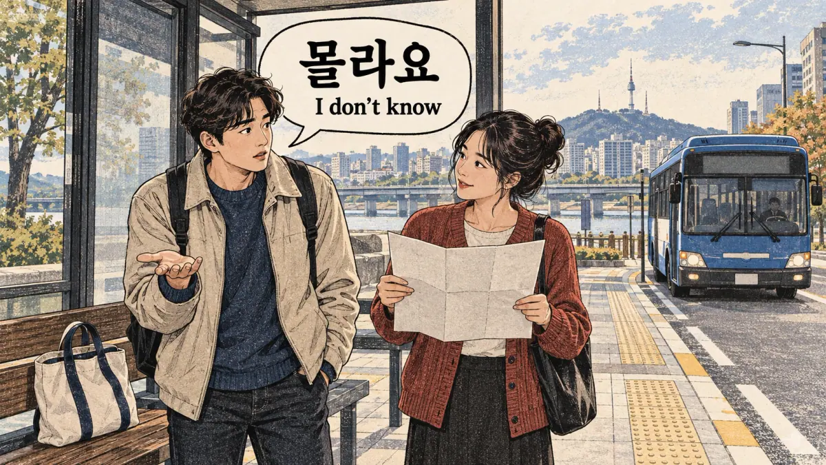 Everyday Korean 르 verbs: not-knowing.