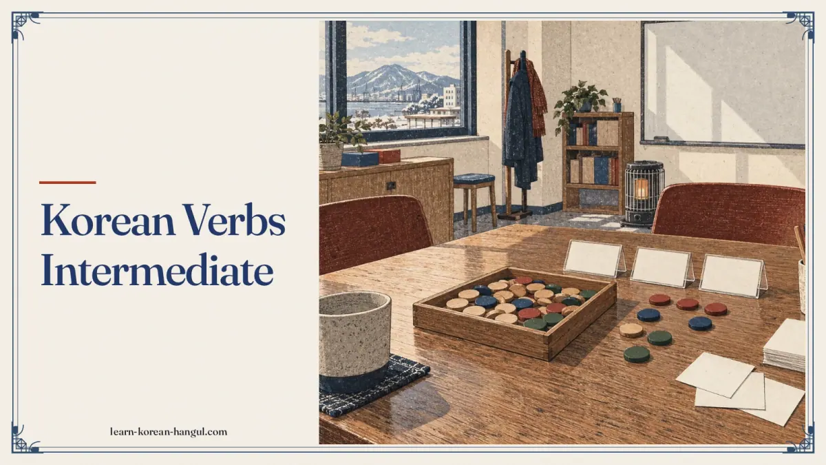 Korean Verbs Intermediate