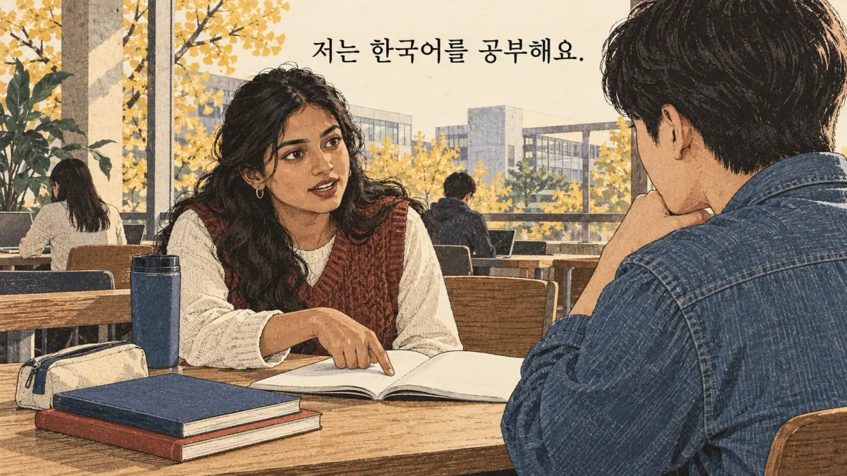 Illustrated Korean 하다 (hada) lesson: Forms of 하다 in six slots