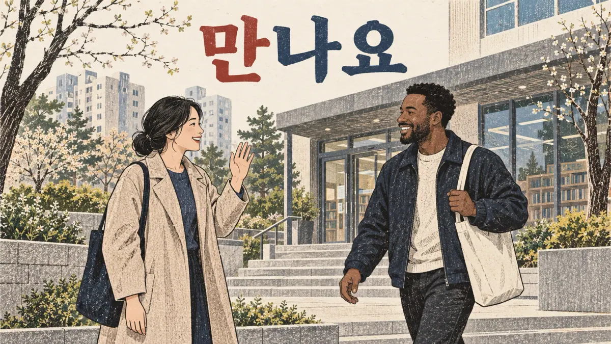 Korean vowel harmony teaching illustration: The one-vowel test