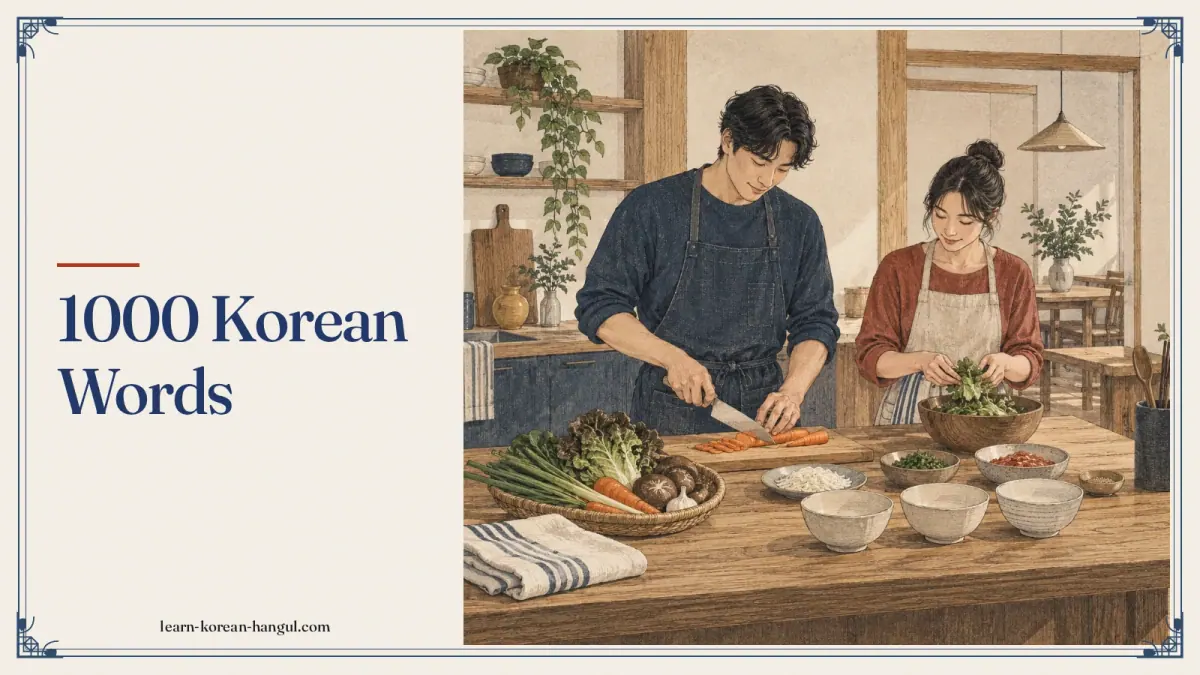 1000 Korean Words