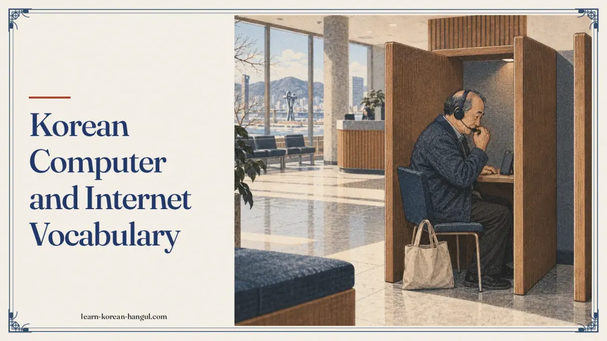 Korean Computer and Internet Vocabulary