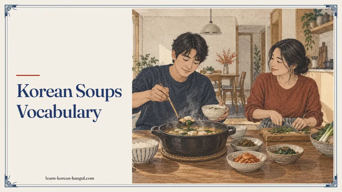 Korean Soups Vocabulary