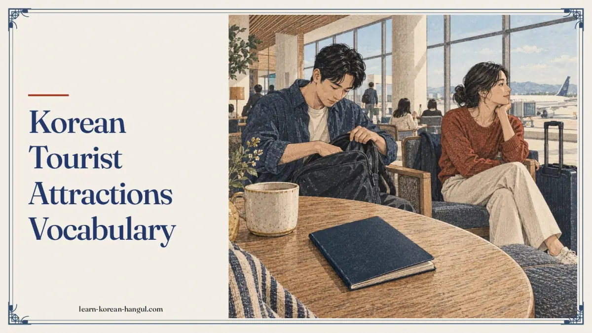 Korean Tourist Attractions Vocabulary