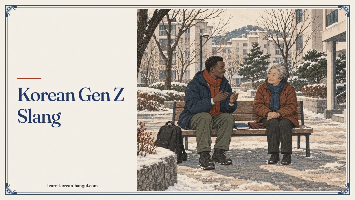 Korean Gen Z Slang