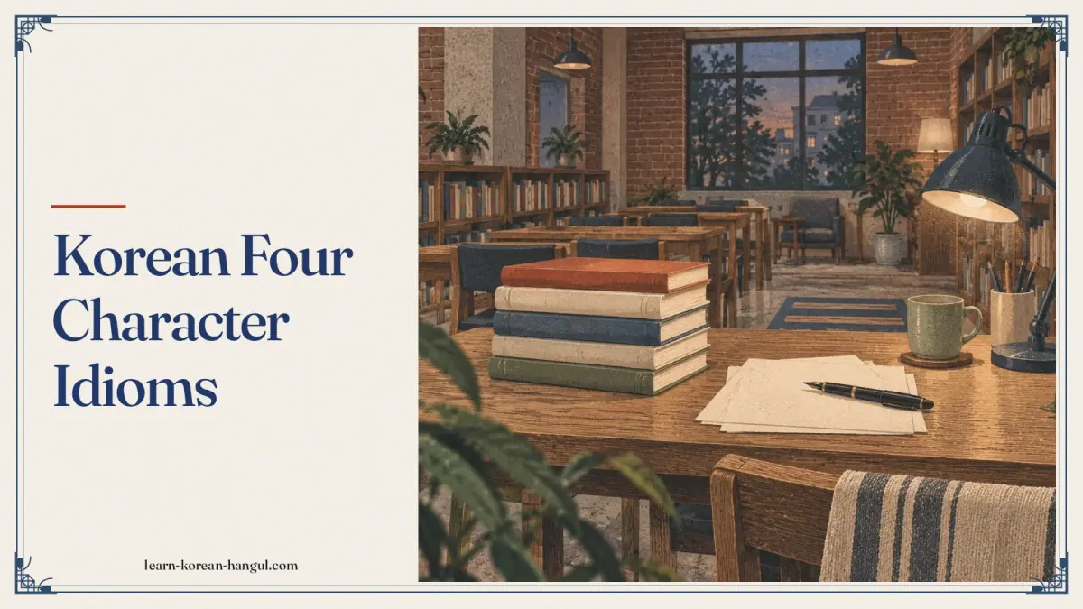 Korean Four Character Idioms