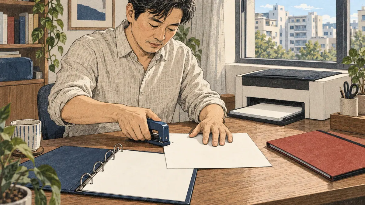 Hangul practice method: write from memory and check afterwards.