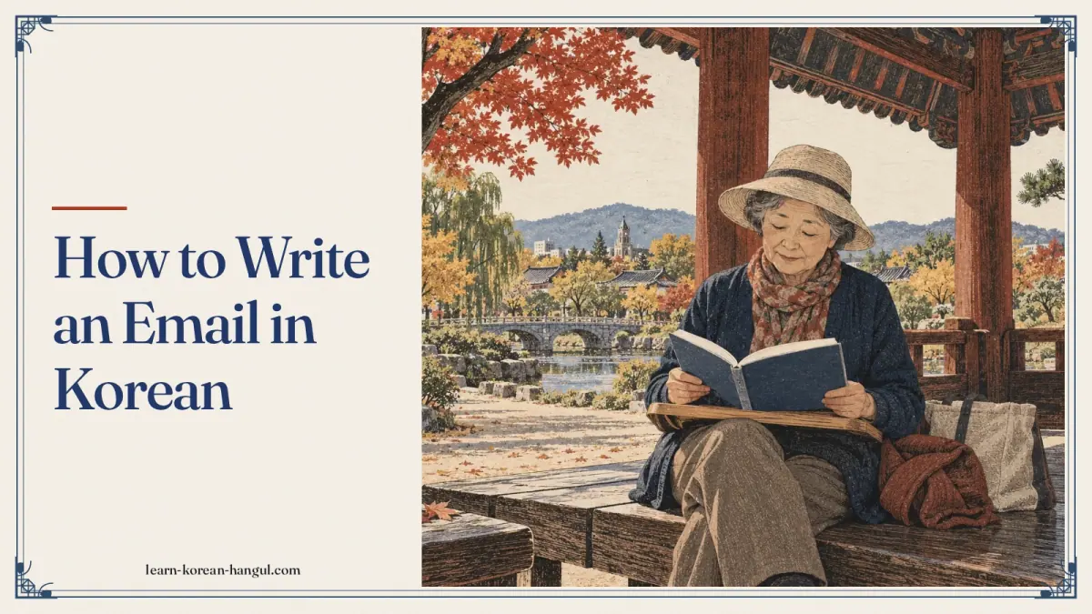 How to Write an Email in Korean
