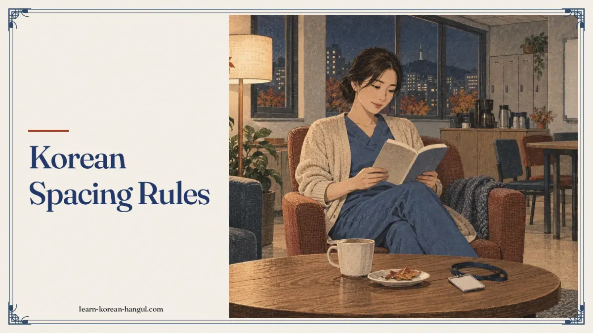 Korean Spacing Rules