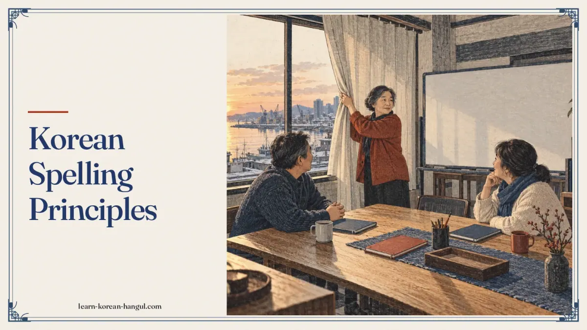 Korean Spelling Principles