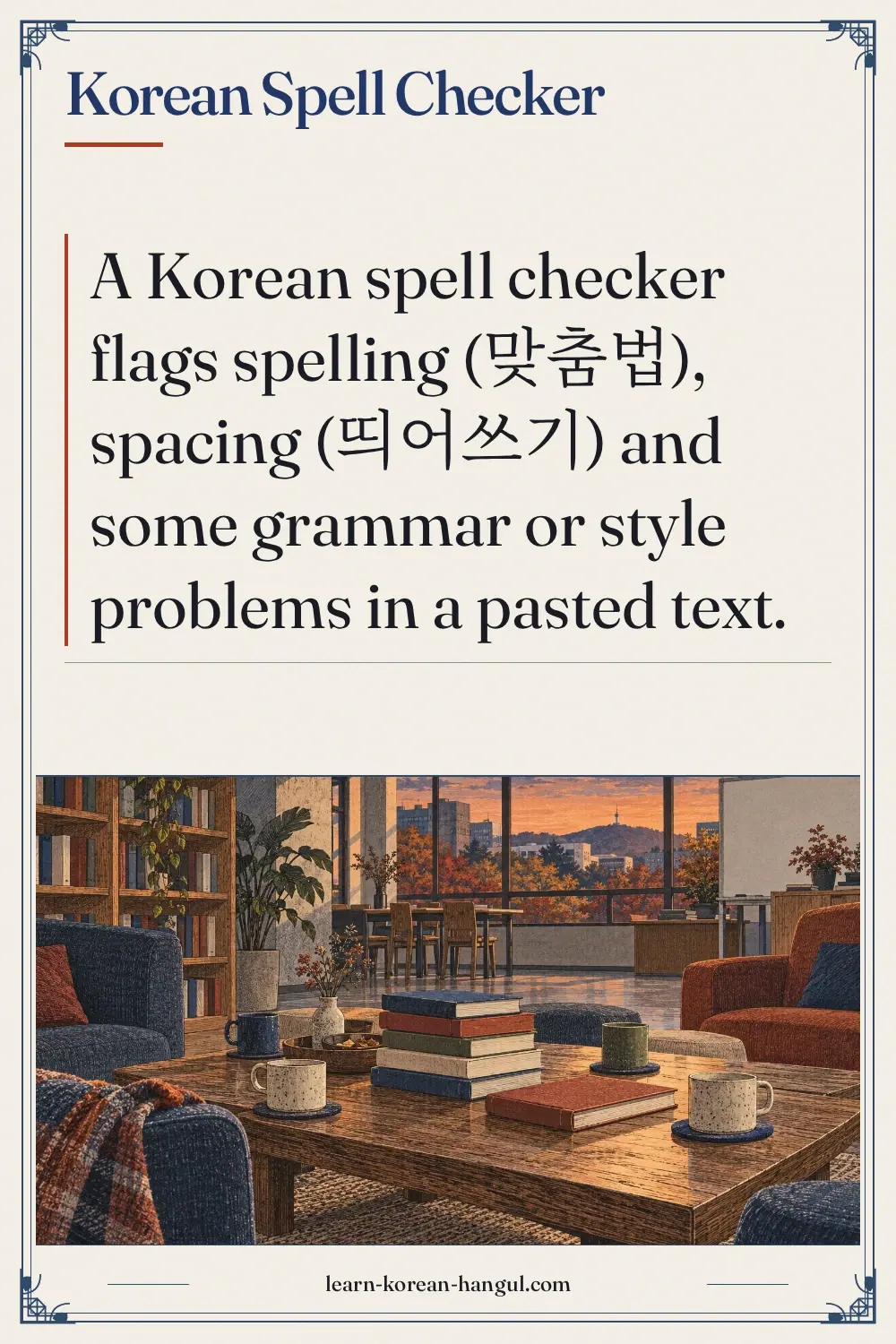 Korean Spell Checker
