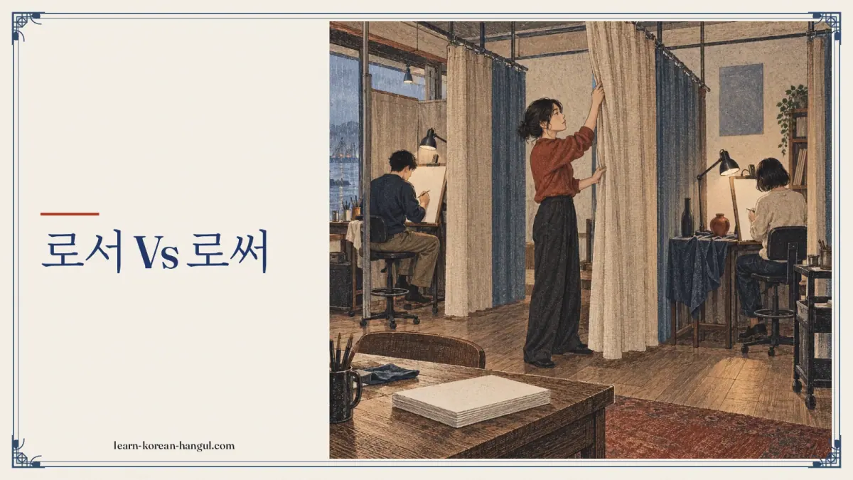 로서 vs 로써