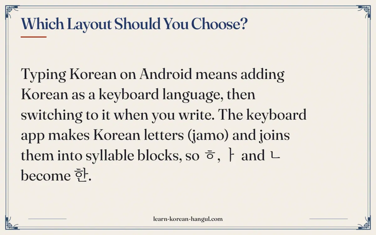Which layout should you choose?