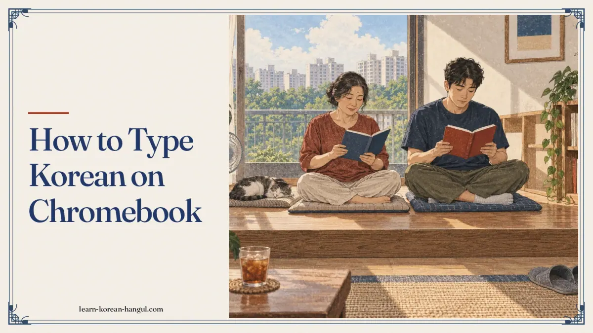 How to Type Korean on Chromebook