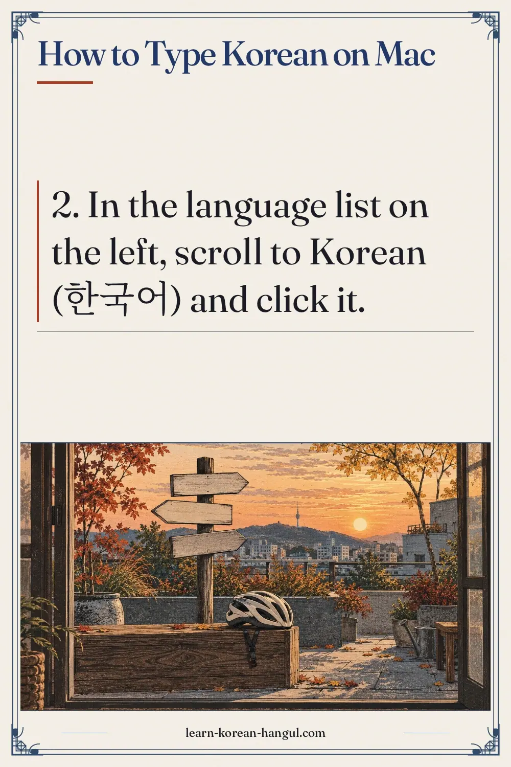 How to Type Korean on Mac