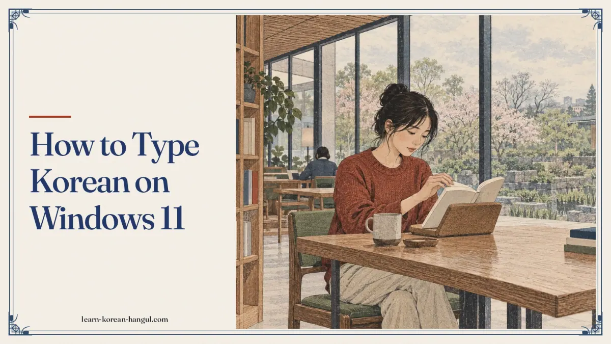 How to Type Korean on Windows 11
