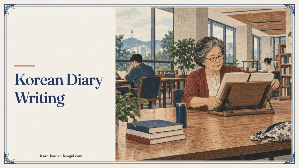 Korean Diary Writing