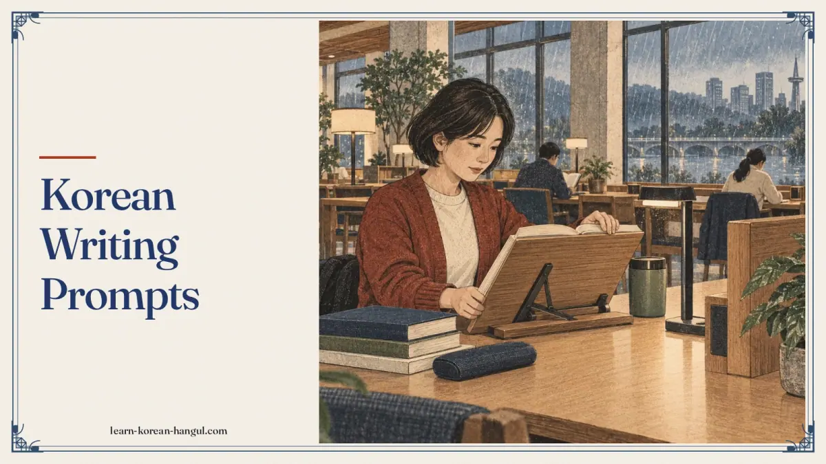 Korean Writing Prompts
